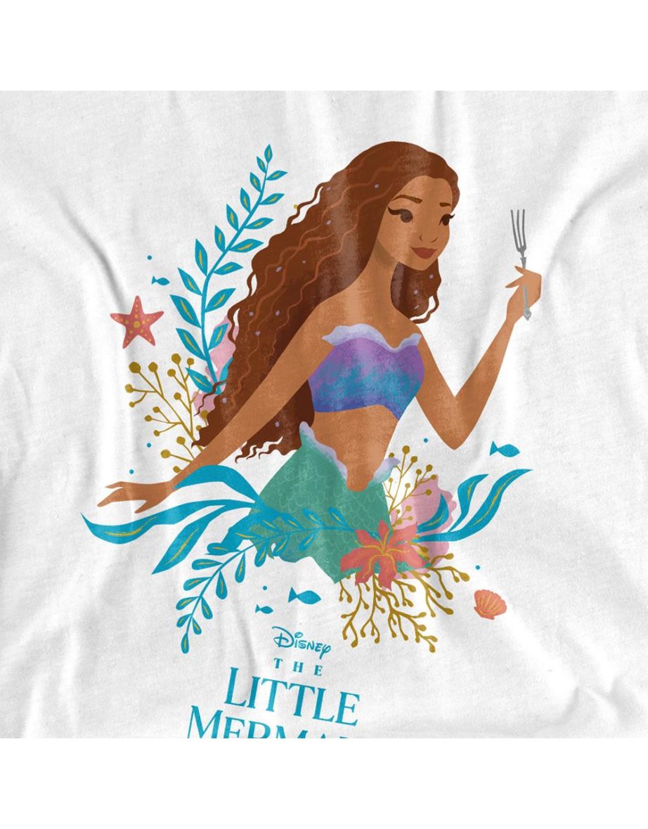 The Little Mermaid   Adult Ariel Reef T-Shirt - White - 2