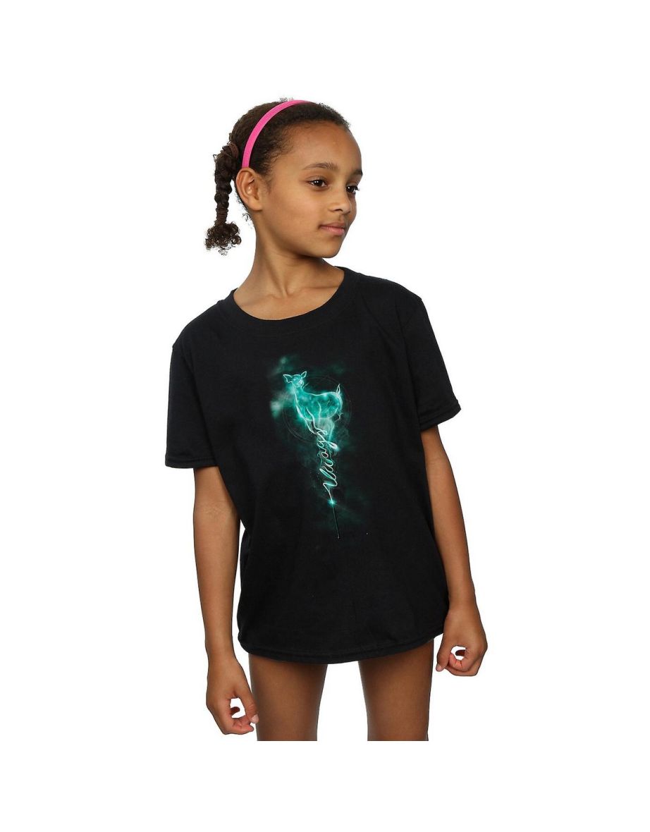 Harry Potter Girls Always Severus Snape Cotton T-Shirt - Black