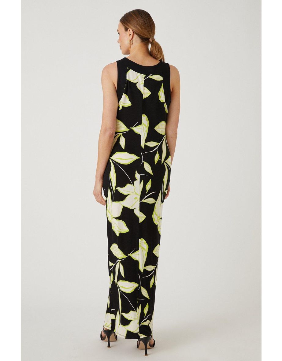 Black Lily Jersey Maxi Dress - 2