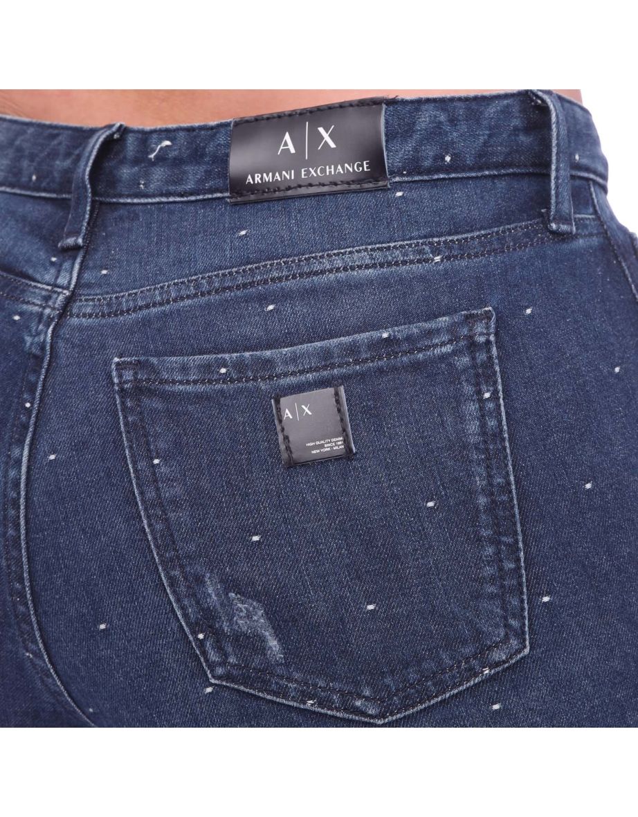 Women's Armani Exchange J22 Skinny-Fit Jeans in Purple - 2