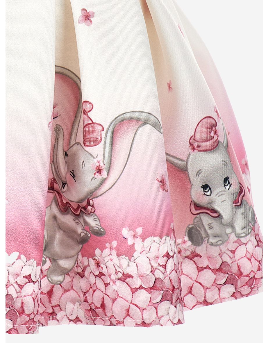 Baby Girls Neoprene Dumbo Skirt in Ivory - 3