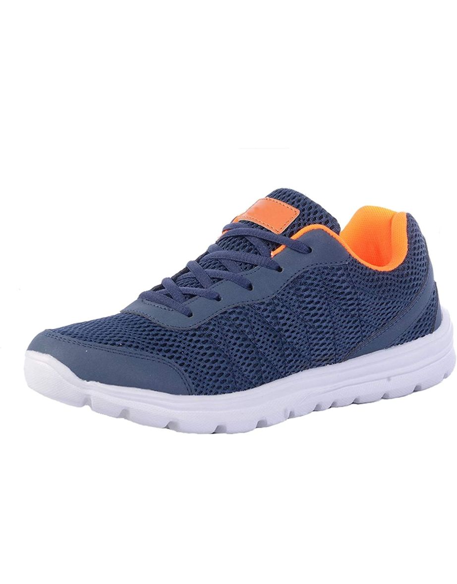 Dek Unisex Adult Hyde Park Trainers - Navy/Orange