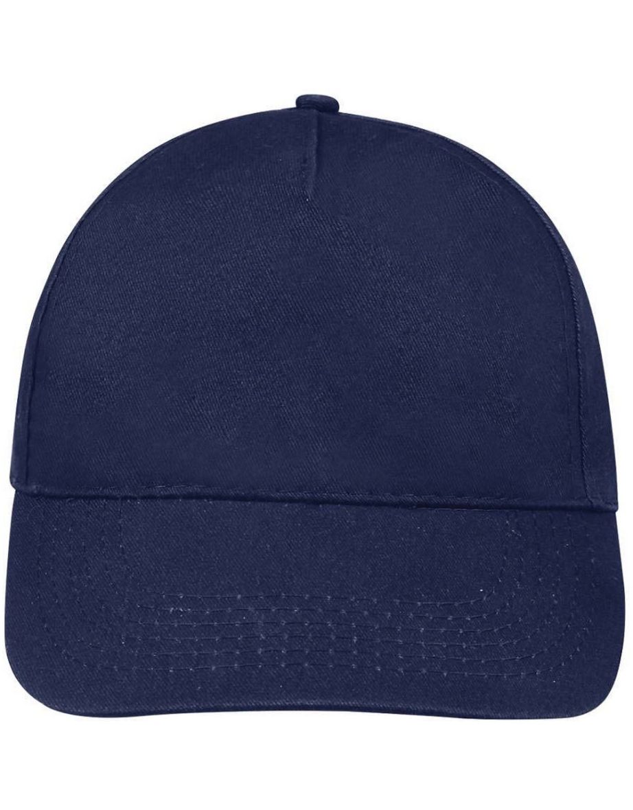 SOLS Unisex Sunny 5 Panel Baseball Cap - French Navy - 3