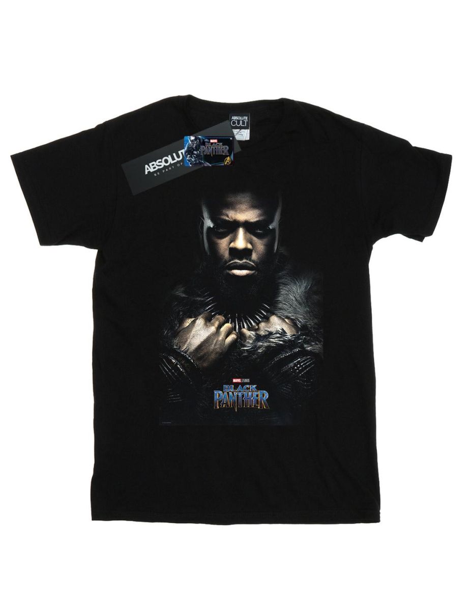Marvel Boys Black Panther M´Baku Poster T-Shirt - Black - 1