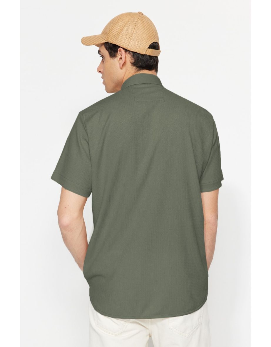 Shirt - Khaki - Regular fit - 6
