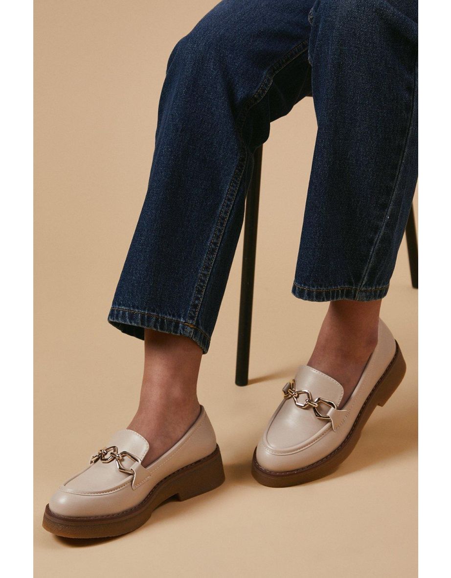Bluebell Snaffle Detail Chunky Loafer