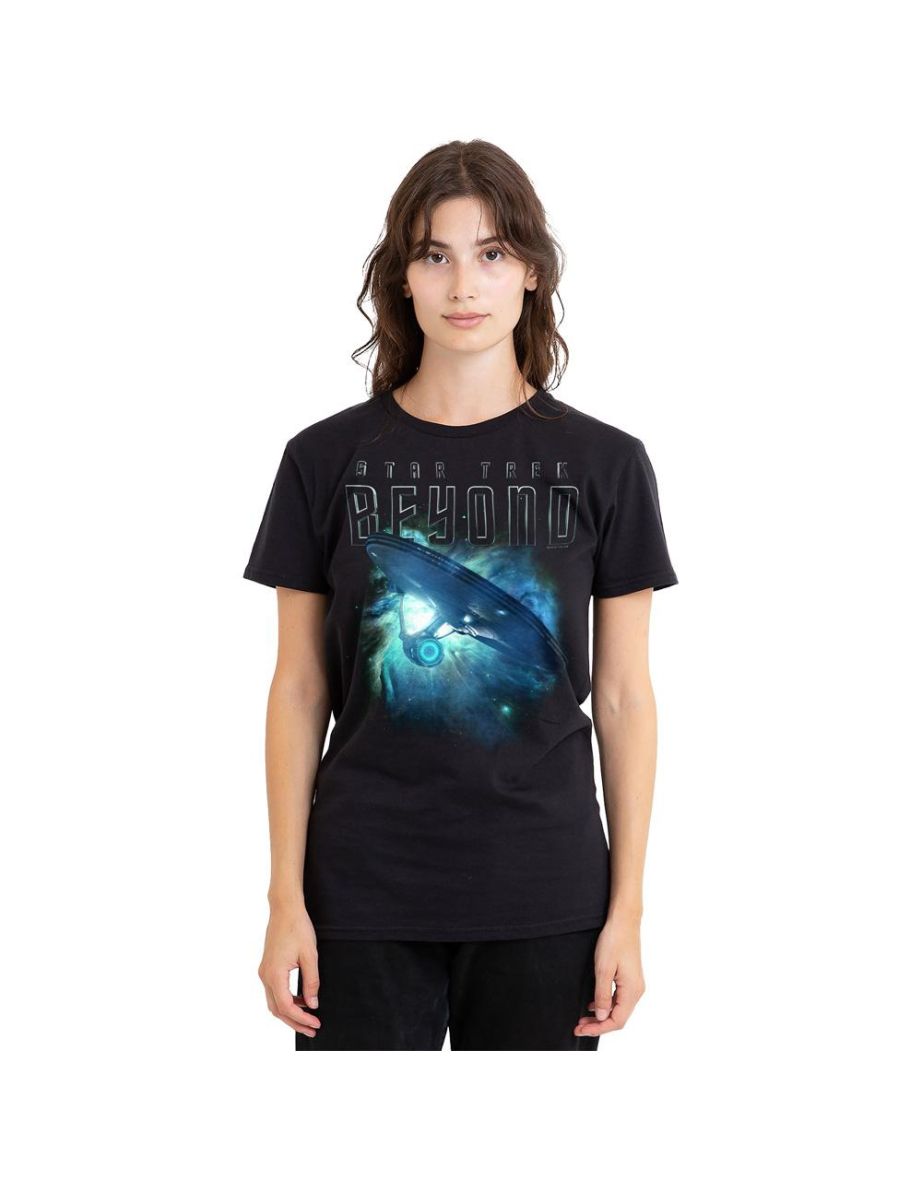 Star Trek Beyond Unisex Adult Voyage T-Shirt - Black