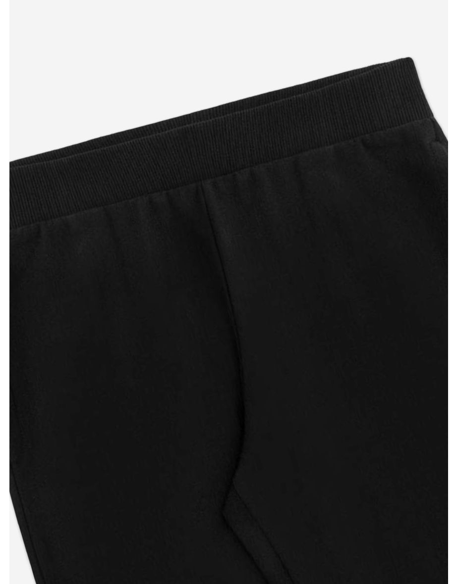 Kids Teddy Bear Logo Joggers in Black - 3