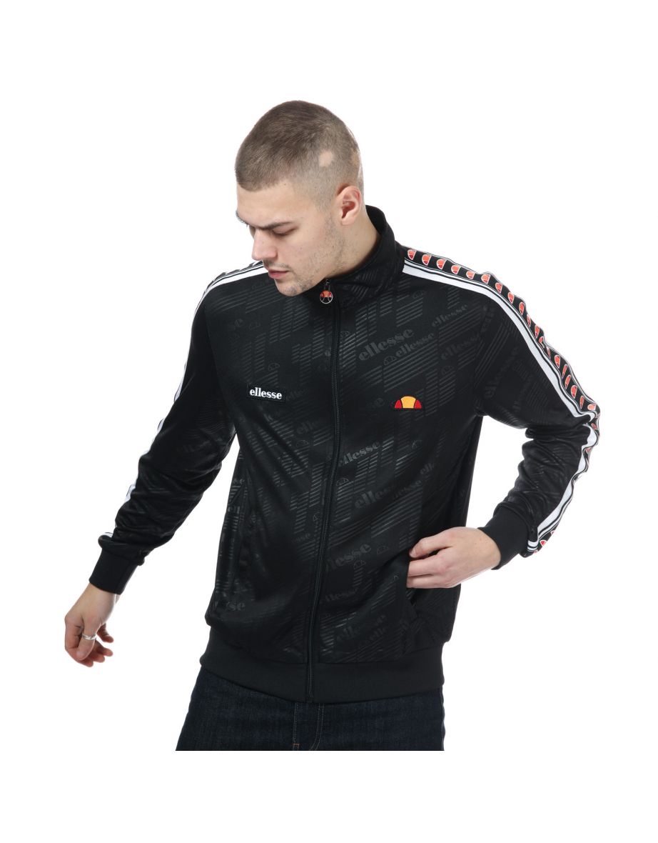 Men's Ellesse Track Top in Black