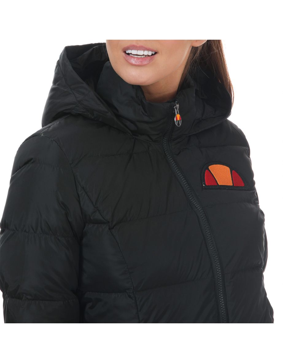 Women's Ellesse Down Jacket in Black - 5