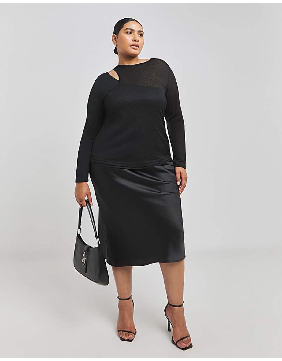 2 in 1 Knit Look Mesh Top - 3