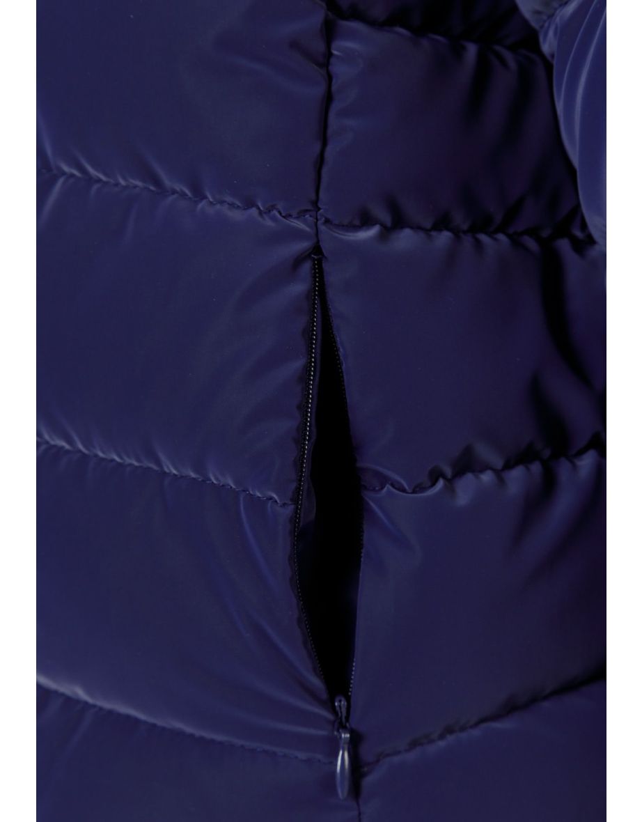 Girls Velvet Feel Padded Jacket - 5