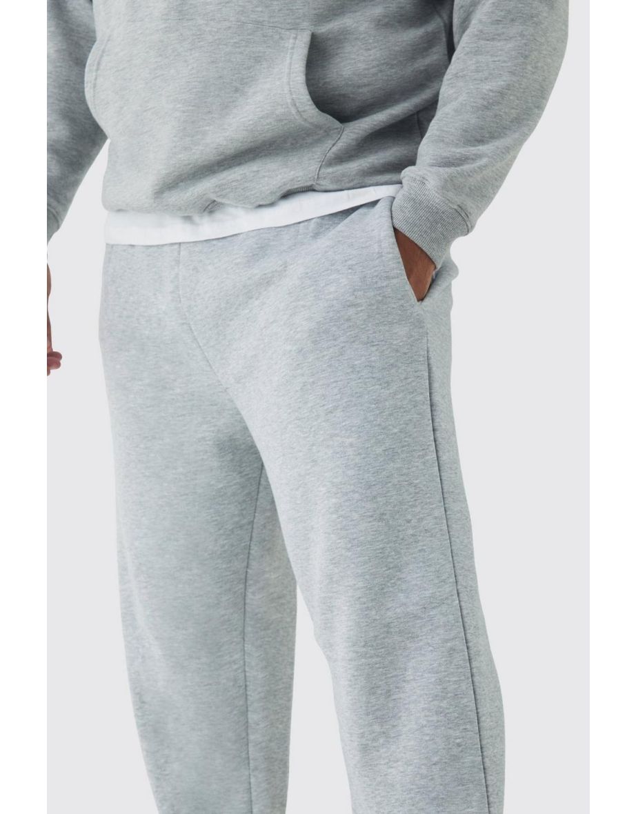 Plus Basic Relaxed Fit Jogger - grey marl - 2