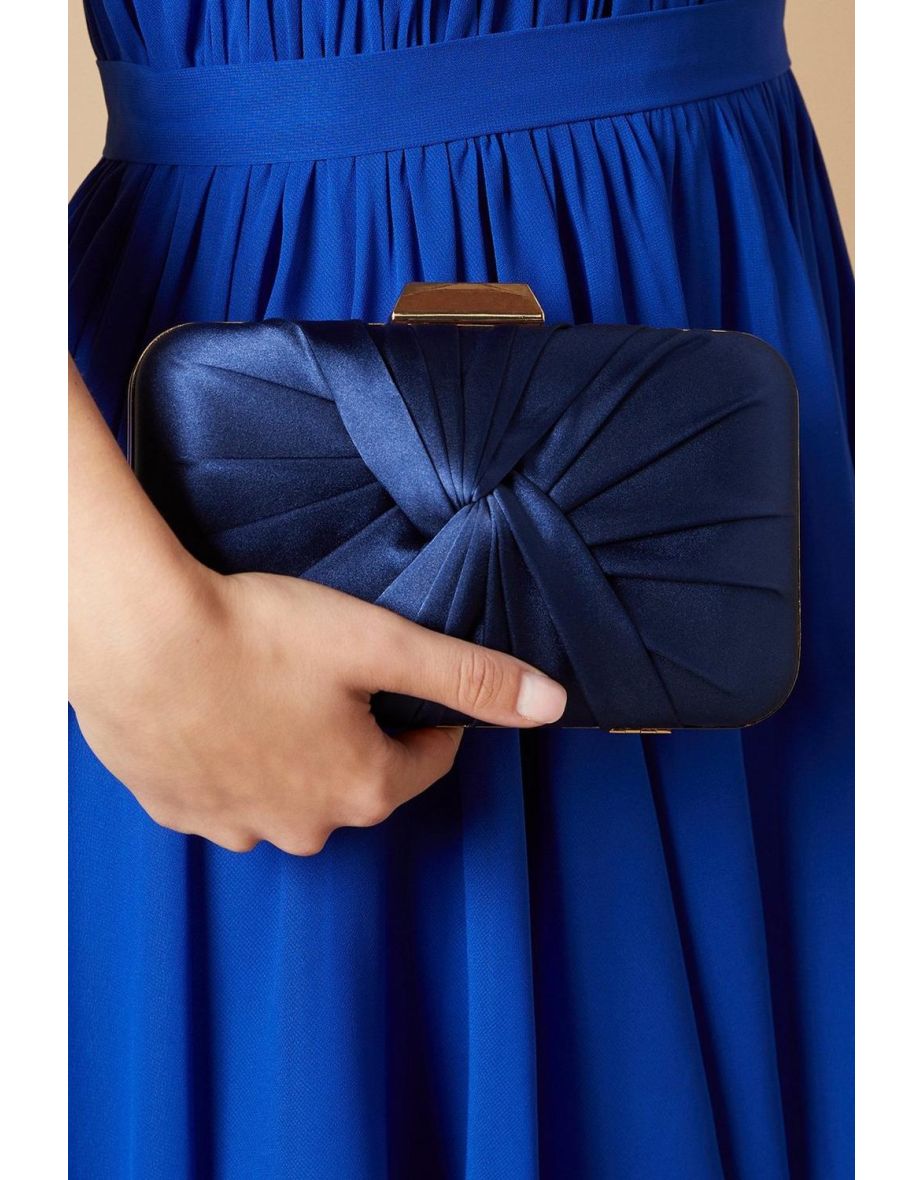 Beaut Satin Twist Clutch Bags - 2