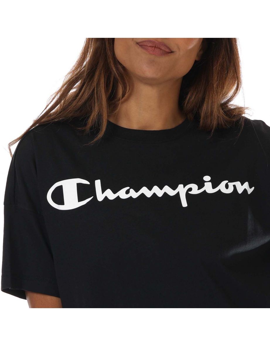 Women's Champion Legacy T-Shirt in Black - 5