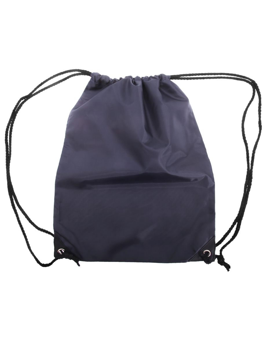 Shugon Stafford Plain Drawstring Tote Bag - 13 Litres (Pack of 2) - Navy Blue