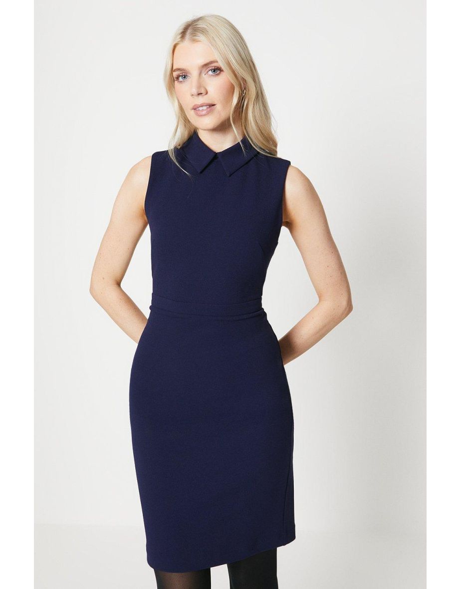 Navy shop dress debenhams