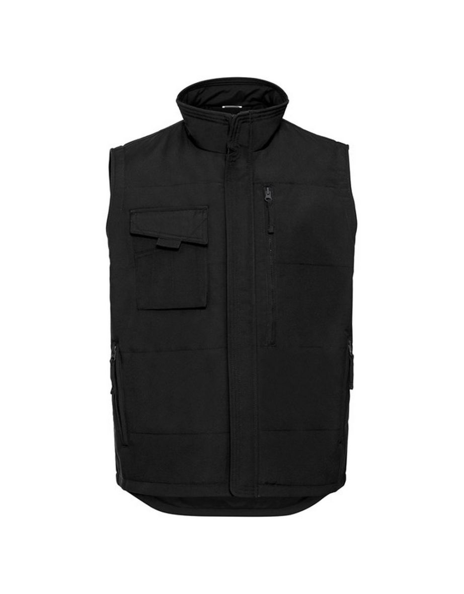 Russell Mens Heavy Duty Gilet - Black