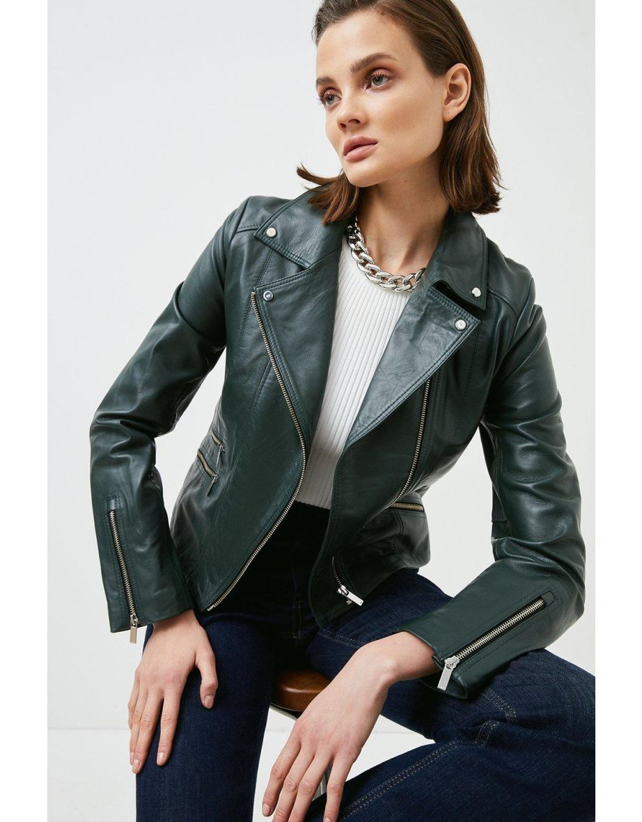 Leather Signature Biker Jacket