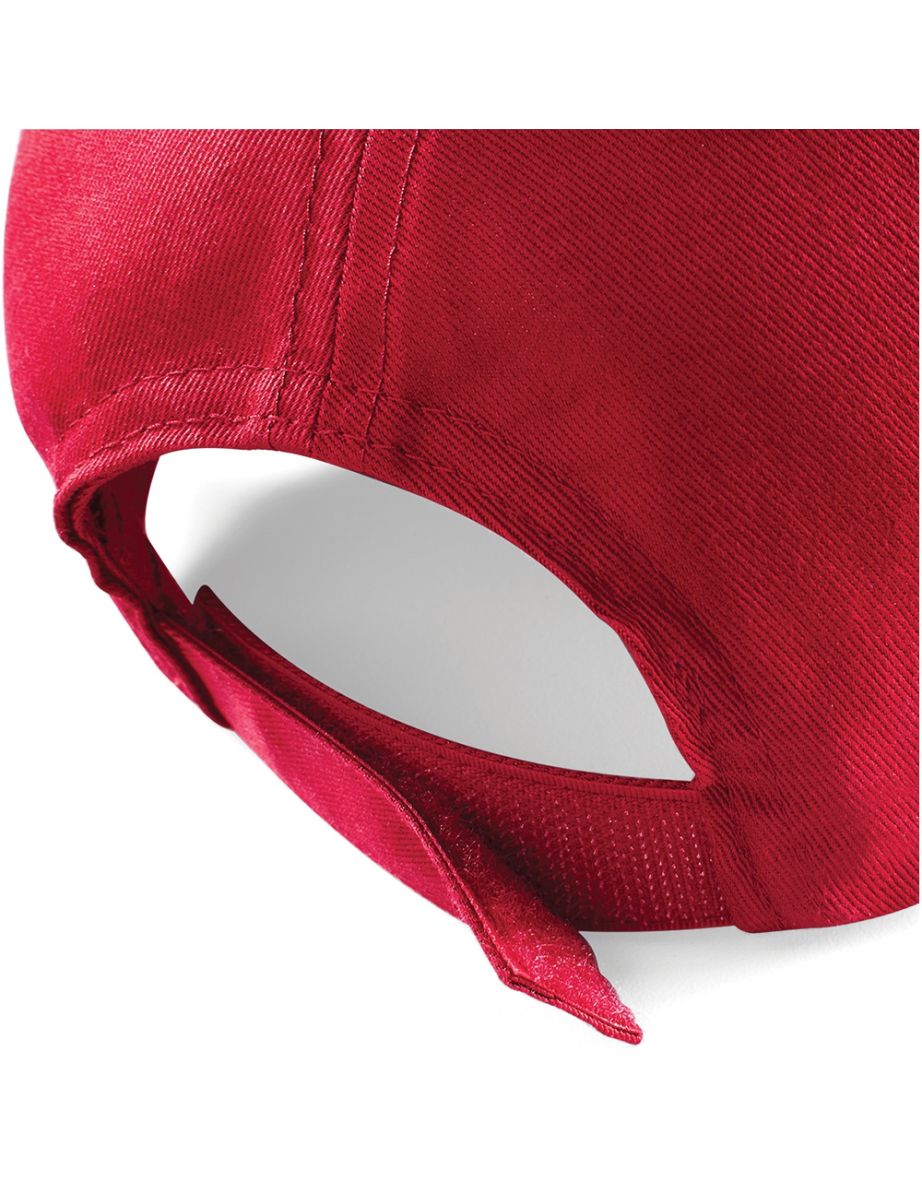 Beechfield Unisex Plain Original 5 Panel Baseball Cap - Classic Red - 3