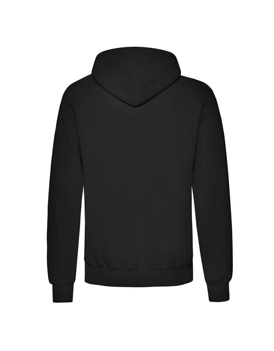 Fruit Of The Loom Adults Classic Hooded Sweatshirt - Black - 1