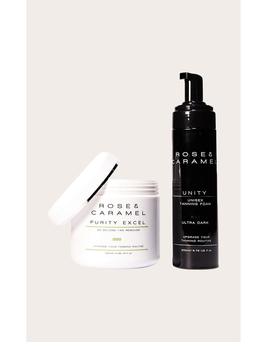 Rose & Caramel Ultra Dark Fake Tan & Removal Scrub Bundle
