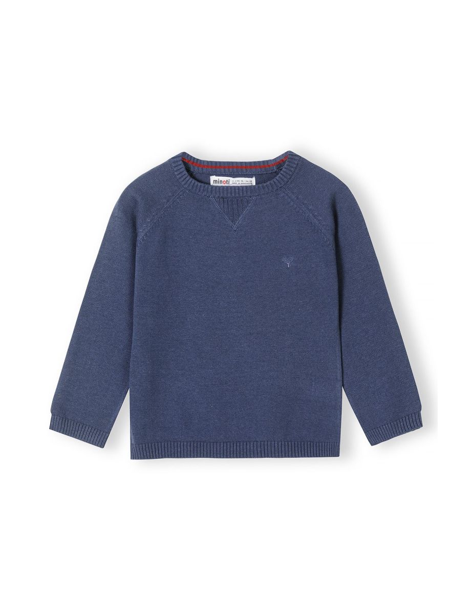 Boys Knitted Crew Neck Jumper