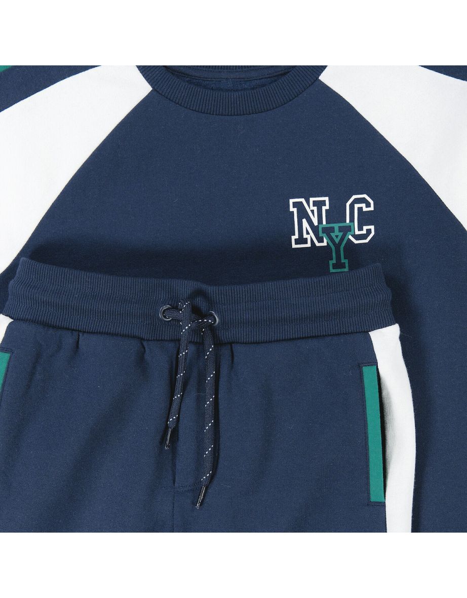 Cotton Mix Sweatshirt/Joggers Outfit - 4