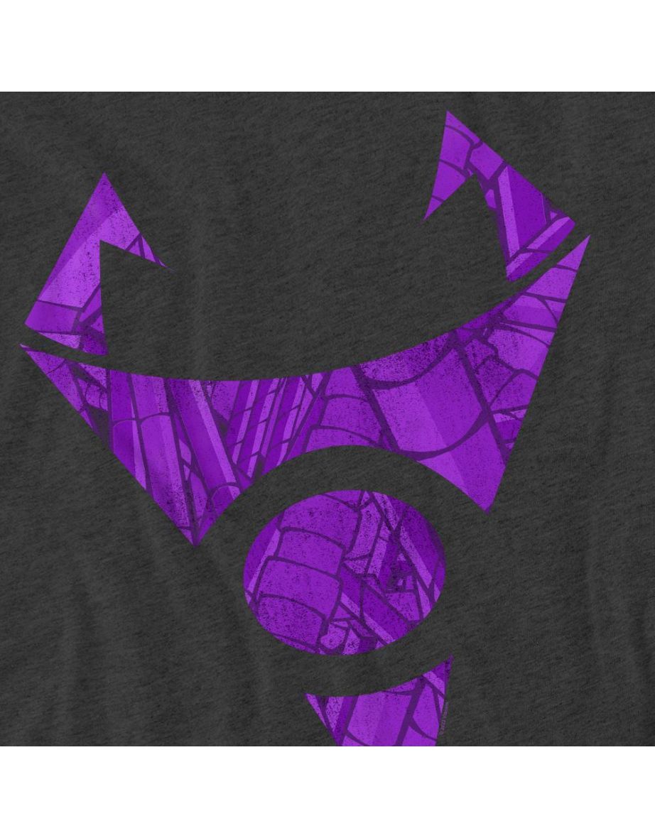 Invader Zim Unisex Adult Irken Tubed Logo T-Shirt - Charcoal - 3