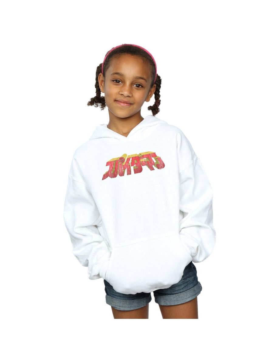 Shop Marvel Girls Spider Man Japanese Logo Hoodie White Online in Bahrain VogaCloset