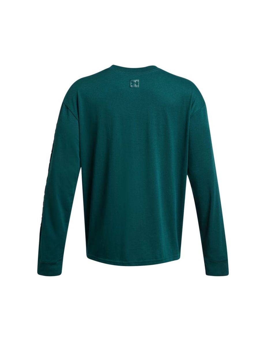 Men's Under Armour Hw Tonal Wordmark Long Sleeve T-Shirt in Blue - 1