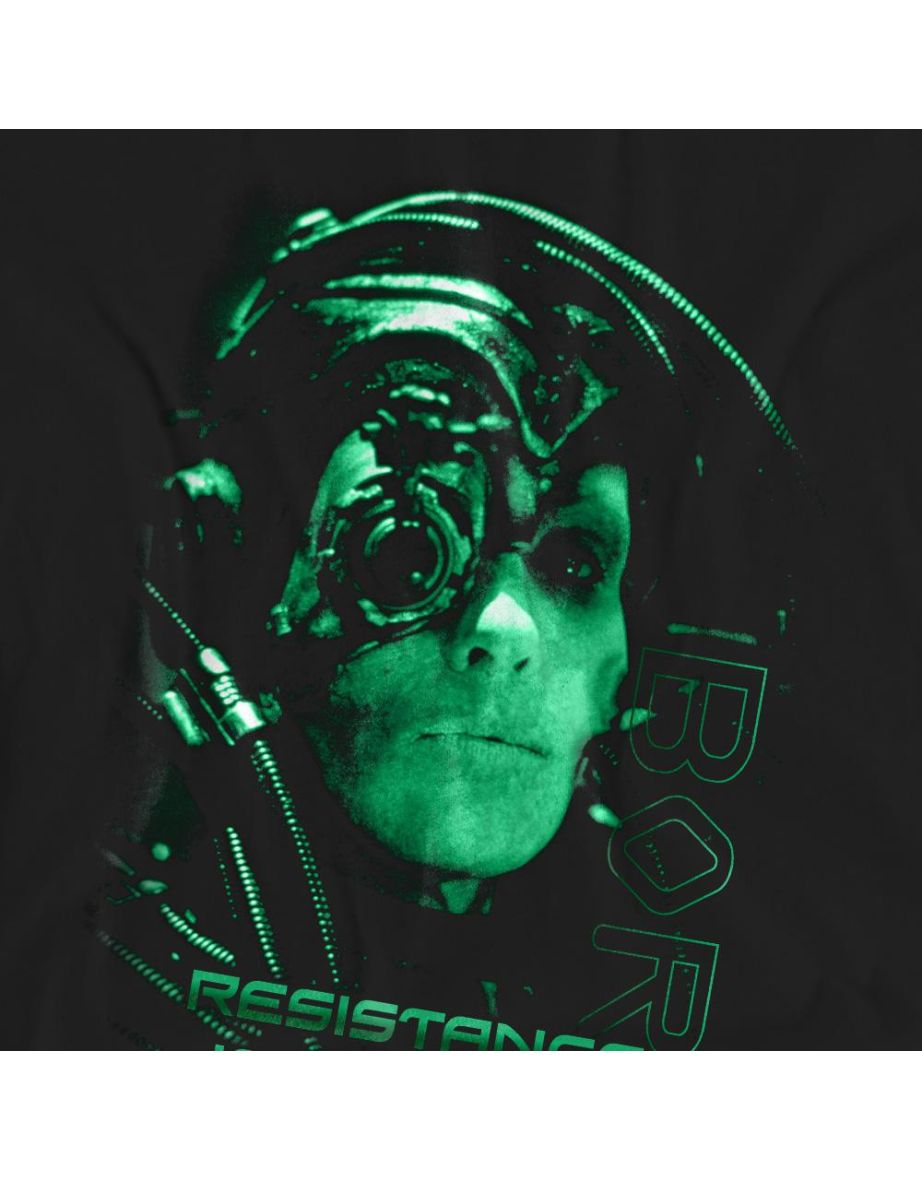 Star Trek Unisex Adult Resistance is Futile T-Shirt - Black - 3