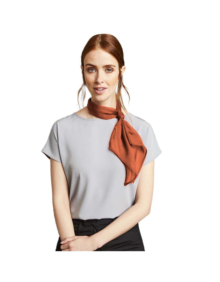 Premier Ladies/Womens Work Chiffon Formal Scarf - Chestnut - 1