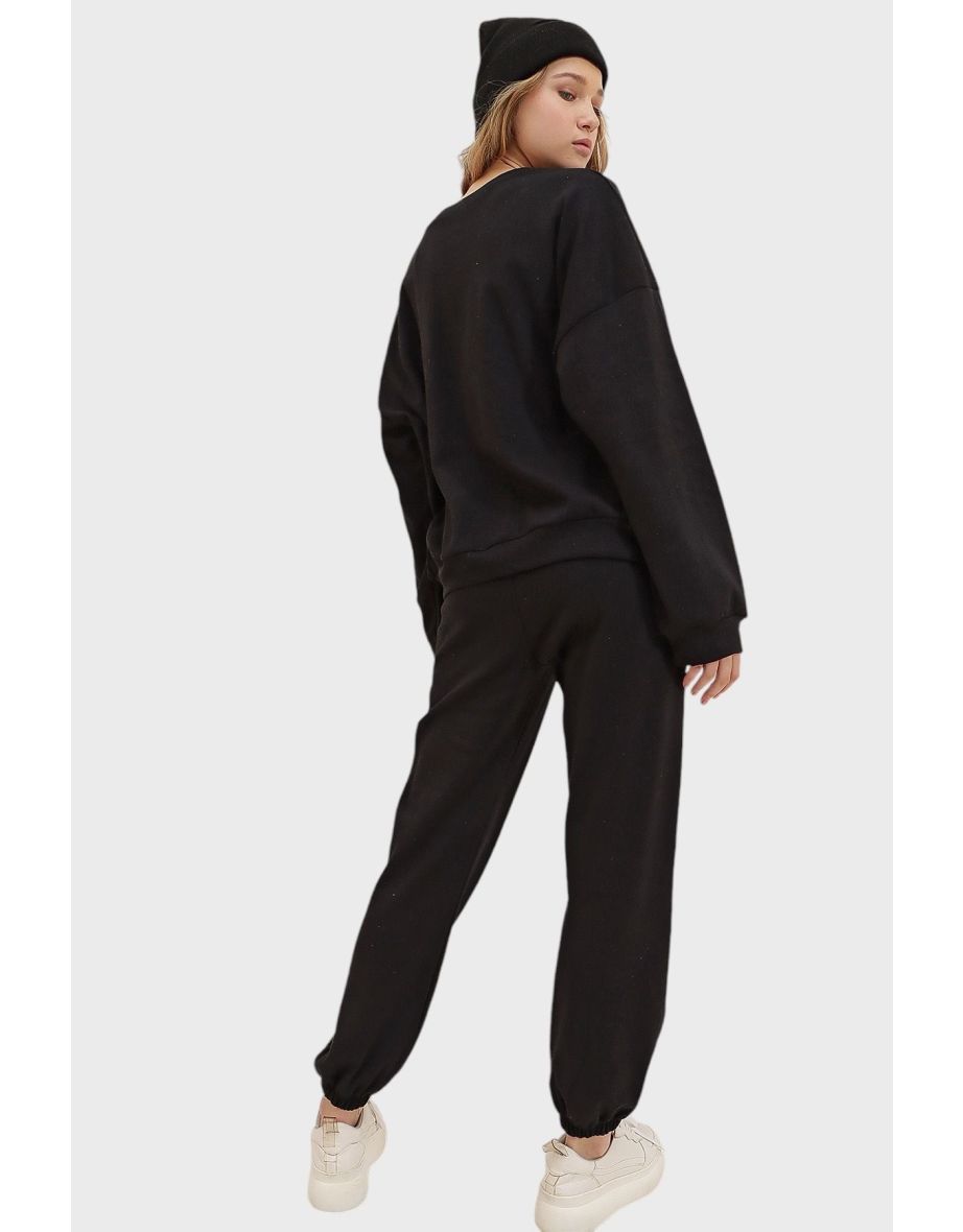 Sweatsuit - Black - Regular fit - 4