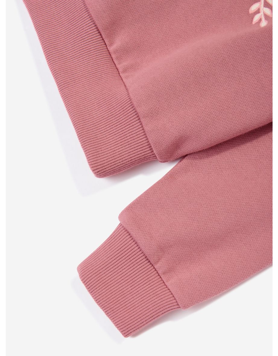 Girls Pegaso Logo Sweatshirt in Pink - 3