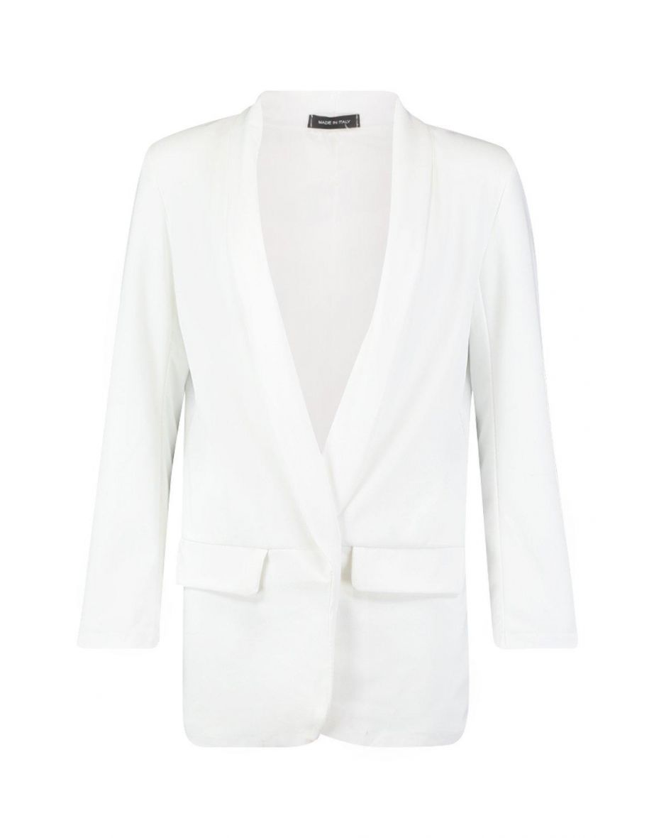 Tailored Blazer - white - 3