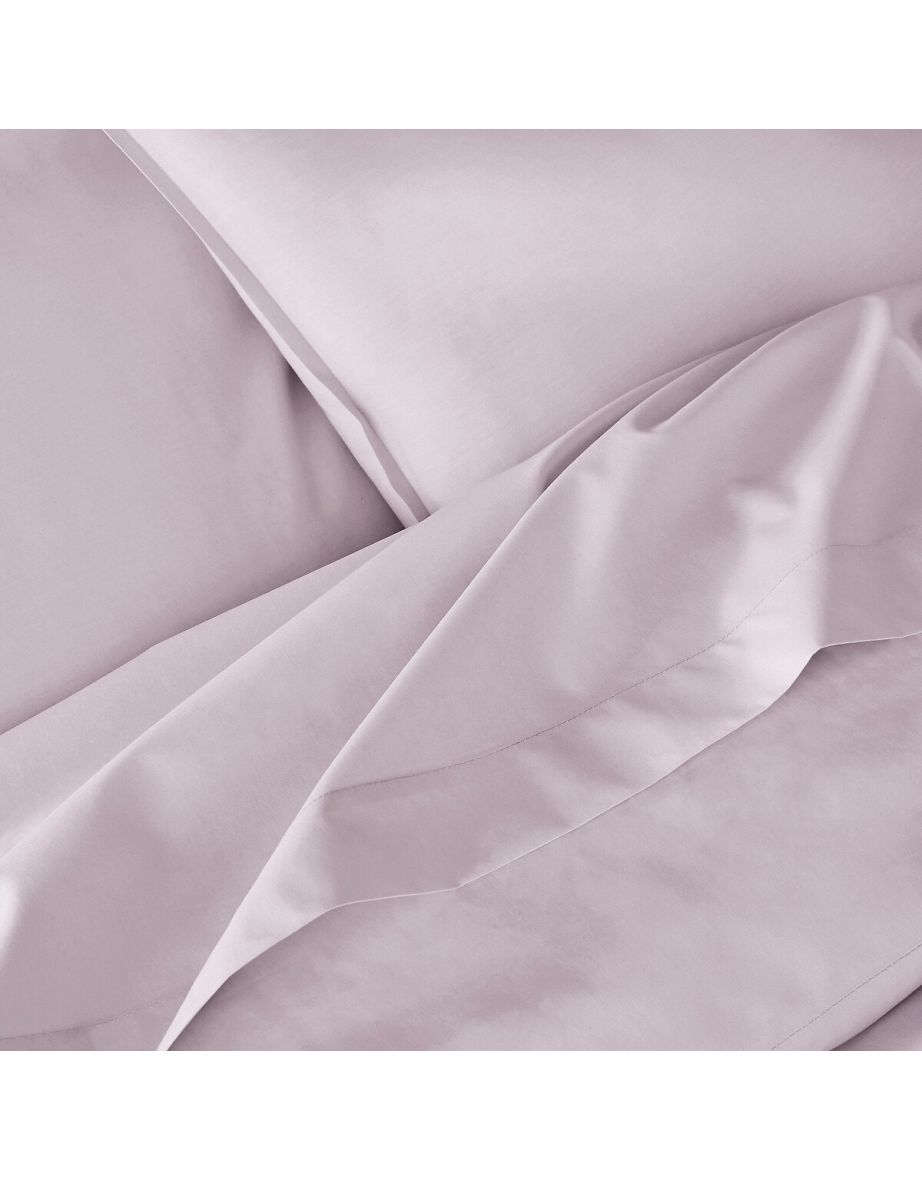 Plain Organic 100% Cotton Percale 200 Thread Count Pillowcase - 6
