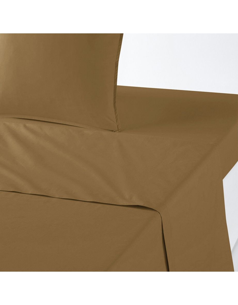 Scenario Plain 100% Cotton 200 Thread Count Percale Flat Sheet