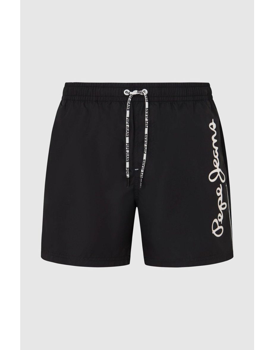 Swim Logo Short Black