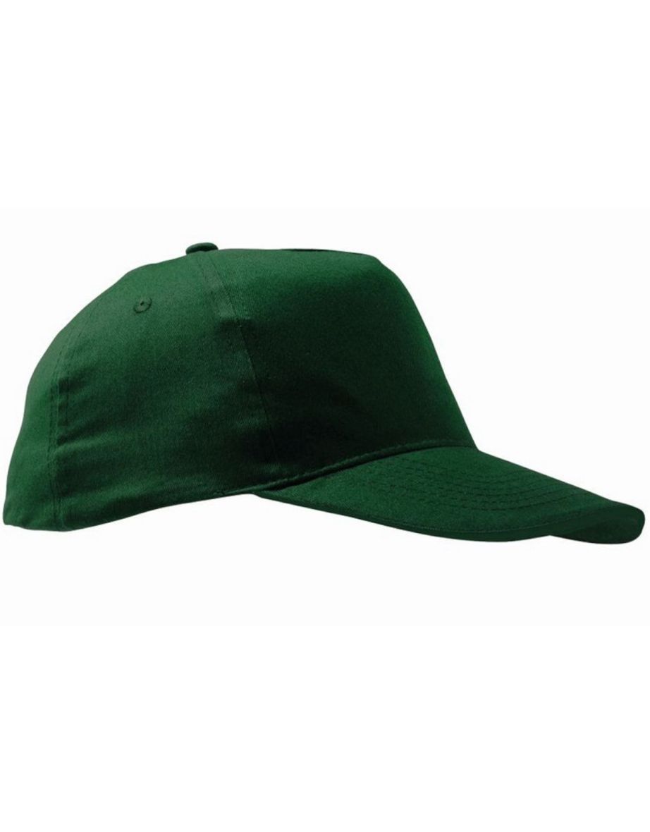 SOLS Unisex Sunny 5 Panel Baseball Cap - Bottle Green