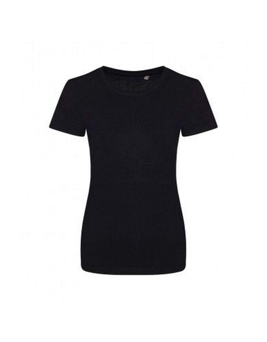 Ecologie Womens/Ladies Organic Cascades T-Shirt - Jet Black