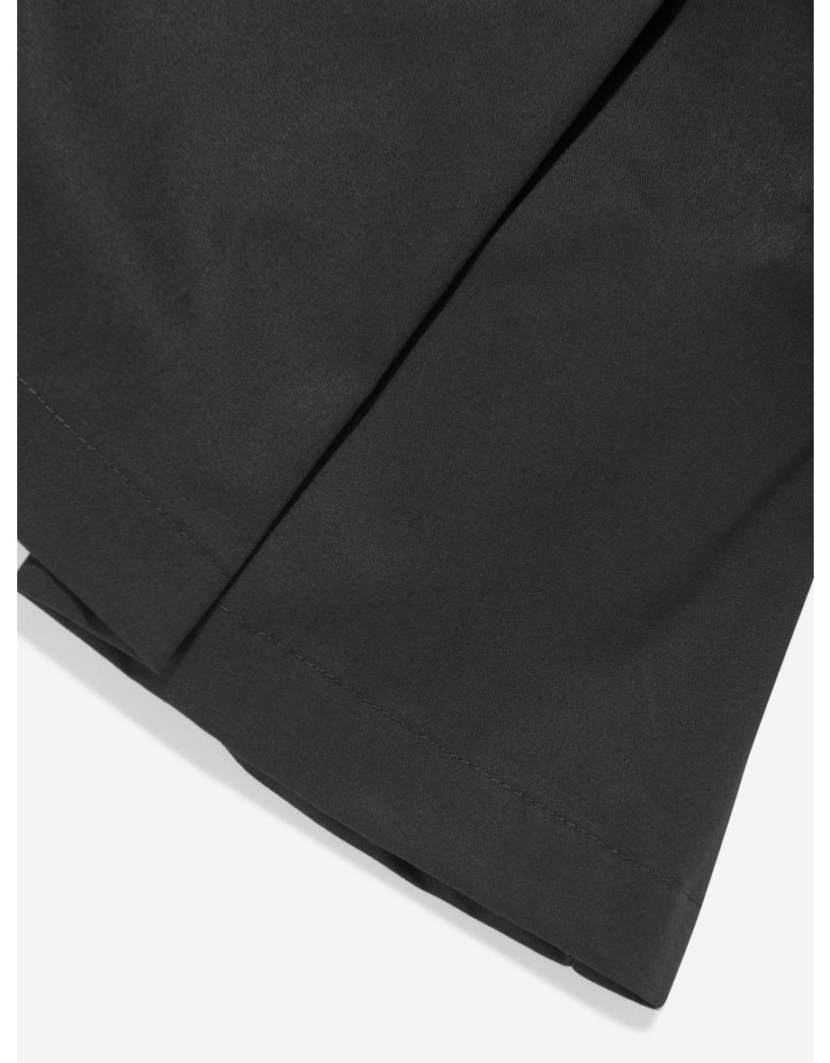 Girls Poplin Shorts in Black - 3