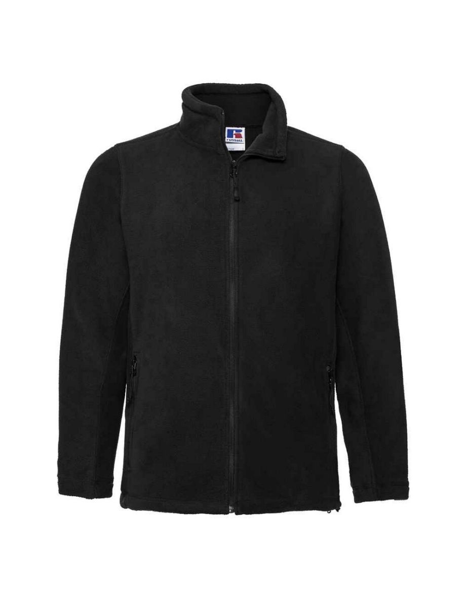 Russell Mens Outdoor Fleece Jacket - Black