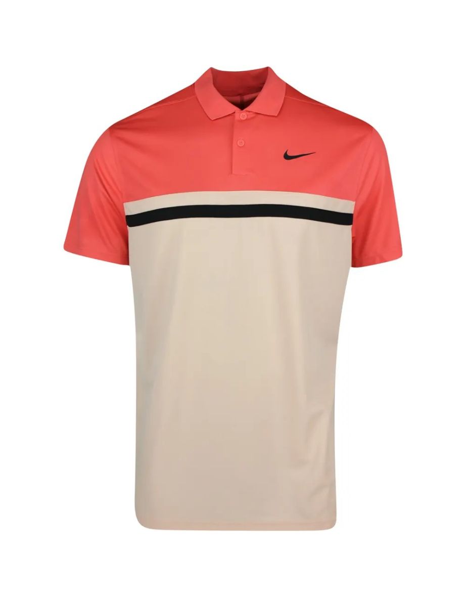 Shop Nike Mens Victory Colour Block Dri FIT Polo Shirt Magic Ember Artic Orange Black Online in United Arab Emirates VogaCloset