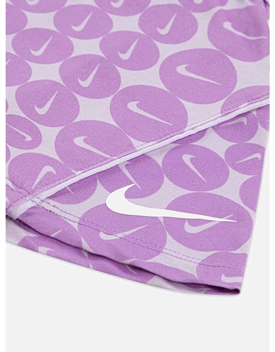 Girls Essentials AOP Skirt Set in Purple - 3