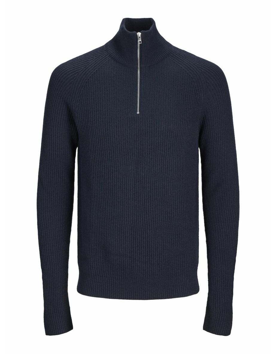 Half Zip Jumper/Sweater in Regular Fit