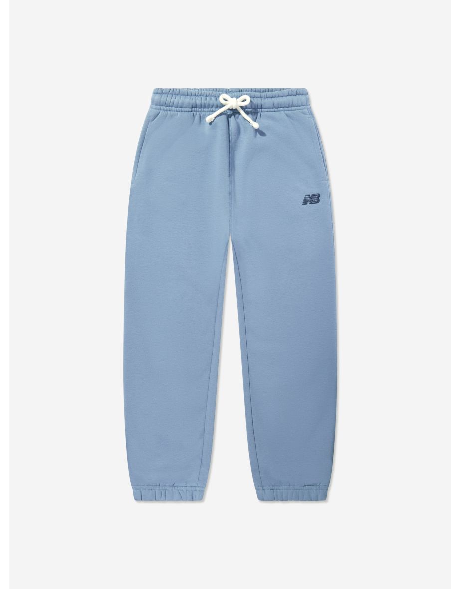 Boys Brush Back Small Logo Tracksuit in Blue - 3