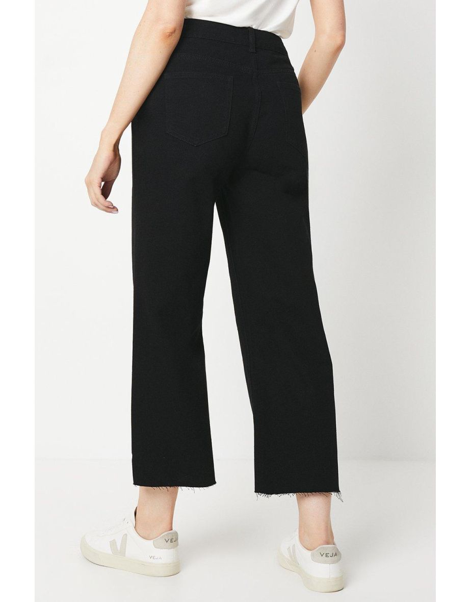 Principles by Debenhams Petite Black Wide Leg Jeans - 3