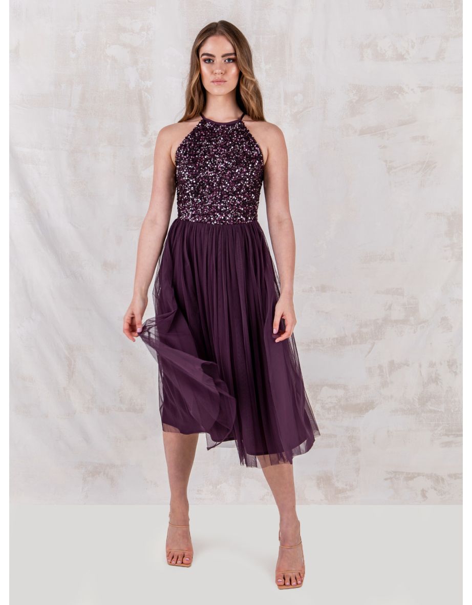 Maya berry dress clearance