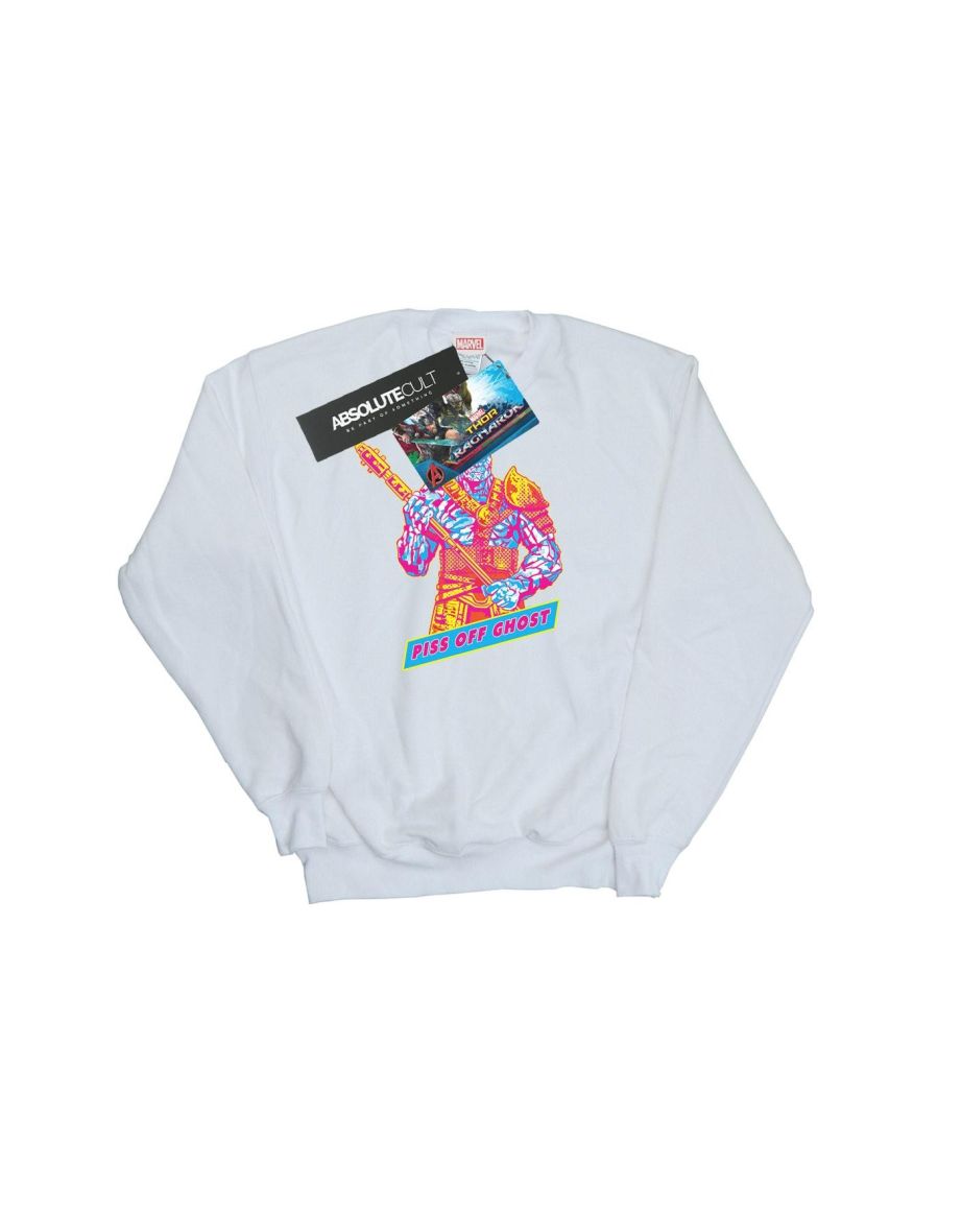 Marvel Boys Thor Ragnarok Korg´s Ghost Sweatshirt - White - 1